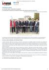 Article paru dans le Journal d'Elbeuf pour l'inauguration de la station de refoulement pneumatique de Criquebeuf-sur-Seine